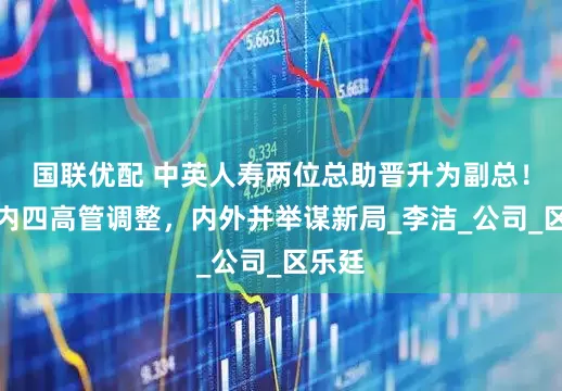 国联优配 中英人寿两位总助晋升为副总！季度内四高管调整，内外并举谋新局_李洁_公司_区乐廷